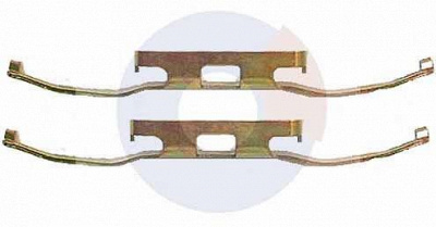 CARRAB BRAKE PARTS 2276 -  Комплектующие, колодки дискового тормоза